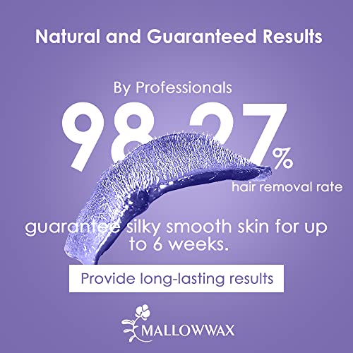 Lavender Hard Wax Beads for Hair Removal - 16oz Natural & Gentle