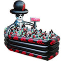 43 Inch Inflatable Halloween Cooler Drink Holder - Large Capacity Skeleton Coffin for Parties