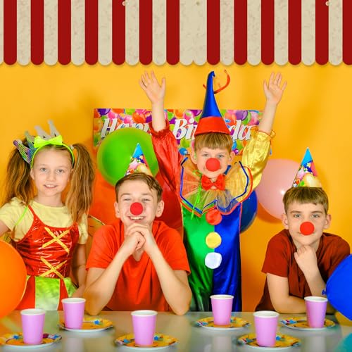 Carnival Circus Tent Awnings Hanging Banner - 3 Pcs, Reusable, 25x200 cm, Variation 1