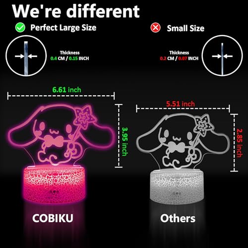 16-Color 3D Illusion Night Light Table Lamp with Touch & Remote Control