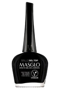 MASGLO Tradicional Nail Polish Top Coat - Gel Effect for Up to 7 Days of Wear | High-Coverage & Glossy Finish (0.5 oz)
