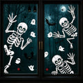 Halloween Skeleton Window Clings Decor Halloween Decorations Ghost Stickers - Variation of THIS listing