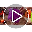 Halloween Pumpkin Candy Buckets Set - 30 Durable Plastic Pails in Purple, Orange & Green