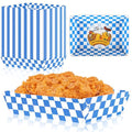Oktoberfest Food Trays Set - 100 Disposable Paper Party Food Containers - Oktoberfest 2 Variation