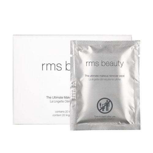 RMS Beauty Makeup Remover Wipes - Gentle Hypoallergenic Cleansing Towelettes for All Skin Types | 30 Count Pack