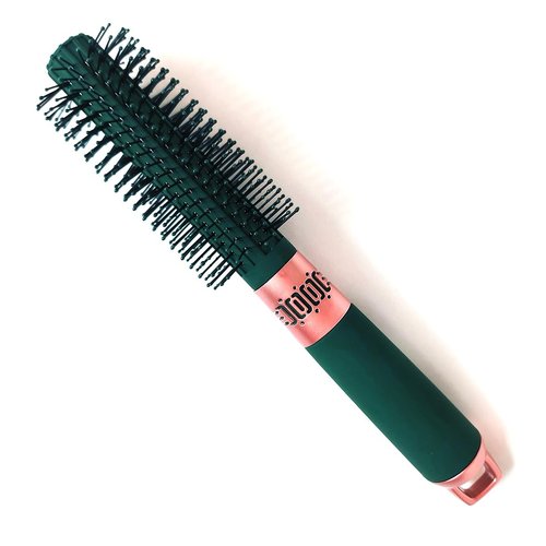 Skiennix Detangler Hair Brush - Anti-Static Blow Drying Brush with Nylon Bristles for All Hair Types | Green