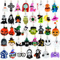40Pcs Halloween Hanging Ornaments Tiny Resin Charm Pendants with Golden String - Halloween Decorations