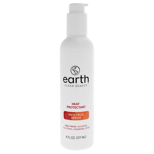 Earth Anti-Frizz Serum - Lightweight Hair Oil with Argan & Vegan Keratin - 6 oz for All Hair Types