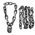Halloween Fake Prison Chain Links with Lock 2-Pack – Plastic Costume Prop & Decoration