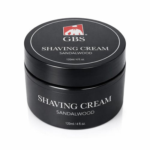 G.B.S Sandalwood Shaving Cream - Hydrating Formula for Sensitive Skin | Smooth, Close Shave, 1 Pack