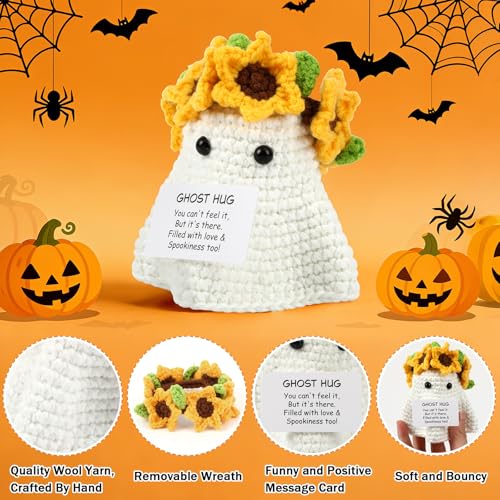 Glow in the Dark Ghost Buddy Halloween Spooky Gift Variation of Ghost
