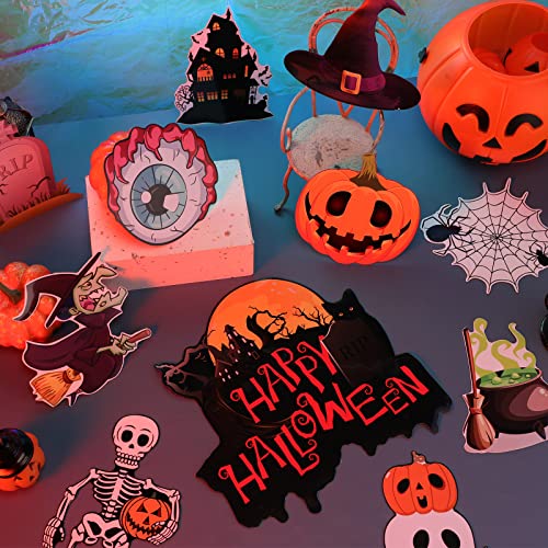Halloween Magnets Set - 12 Reusable Fridge & Car Decorations - Fresh Style
