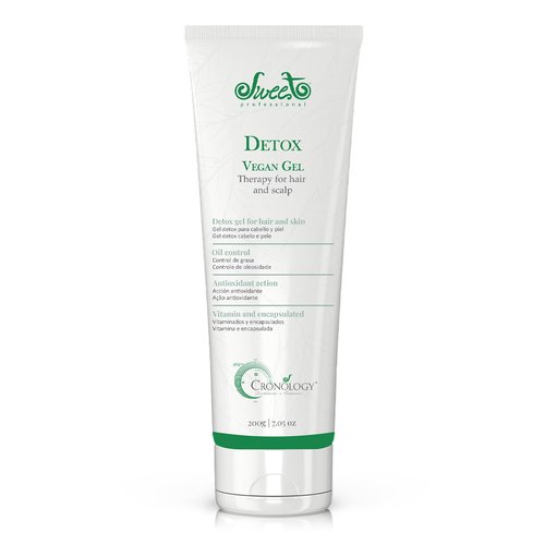 Skiennix Detox Hydrating Gel Hair Mask - Oil Control & Nourishment for Women - Vegan, 7.05oz | Green Clay & Red Seaweed Extracts
