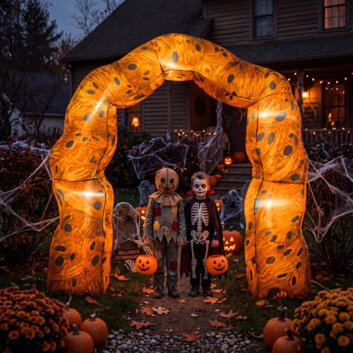 Halloween Inflatable Archway Decoration 8ft Twisted Souls Outdoor Party Decor