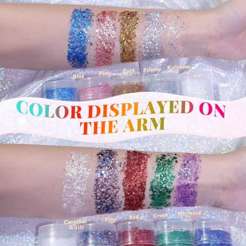 Mermaid Face and Body Glitter Stick - Fairy Sparkling Makeup, Variation: Mermaid