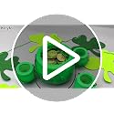 Plastic Green Cauldron Pot - 6 Inch Halloween St Patrick's Day Party Supplies