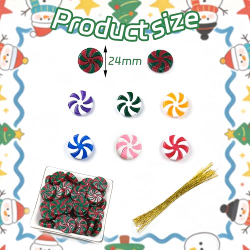 Purple White Candy Cane Christmas Ornaments Bulk Set - 100PCS Holiday Decor