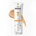 VGO Tinted Sunscreen for Face SPF 50, Hydrating Sun Essence Leaves No Sticky Feeling Travel Size Sunscreen Against UVA and UVB Rays 50ml / 1.7oz