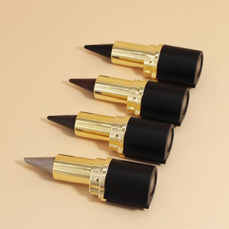 Black Eyeliner Pencil - Waterproof, Smudge-Proof, Long-Lasting Goth Makeup - 1 Count