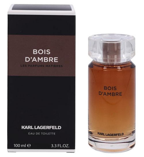 Karl Lagerfeld Bois D'Ambre Eau De Toilette Spray - 3.3 Oz | Rich, Warm Fragrance for Men