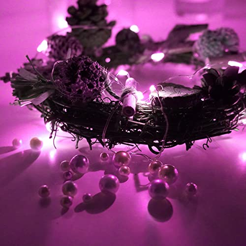 Fairy String Lights 20 Pack 6.6FT Pink LED Battery Operated Copper Wire for DIY Party Wedding Xmas