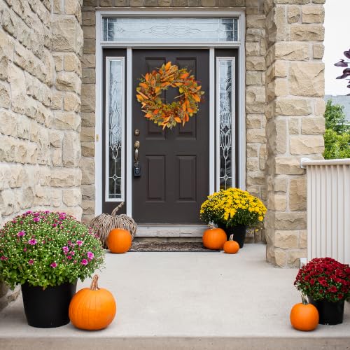 Fall Wreath for Front Door 22 Inch Autumn Wreath Home Decor Harvest