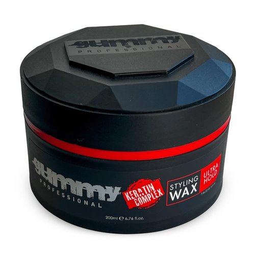 **Gummy Professional Hair Styling Wax - Strong Hold with Keratin Complex for Radiant Finish | 200 ml**