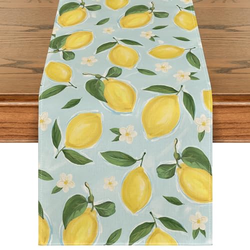 Floral Summer Table Runner 13x90 Inch for Dining & Home Decor