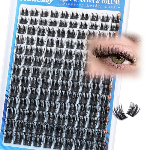 Eyelash Clusters Volume Lash Clusters Manga Spike Individual Lashes F-Volume 10-18MM