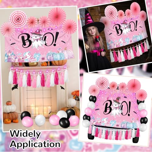 Pink Halloween Car Decorations Kit for Trunk or Treat SUV Party