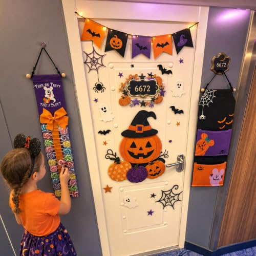 Halloween Fish Extender Lollipop Holder for Cruise Door - Purple