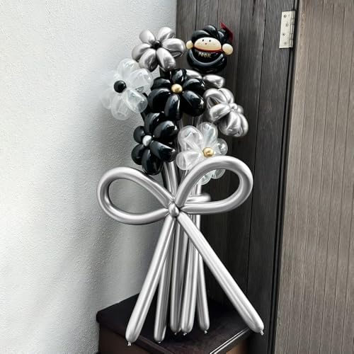 Black Long Balloon for Balloon Animals & Party Decorations - 260 pcs