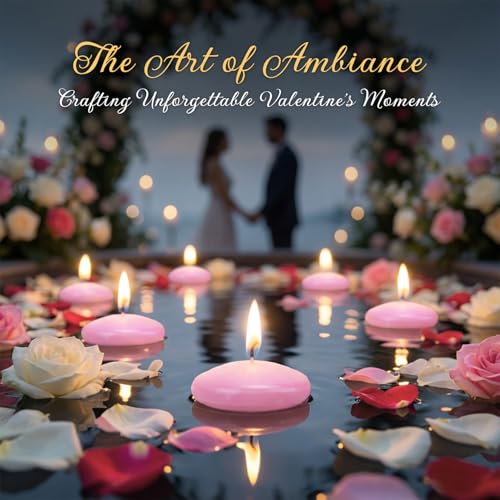 Pink Floating Candles Set - Unscented Dripless Water-Activated Decor for Weddings & Parties