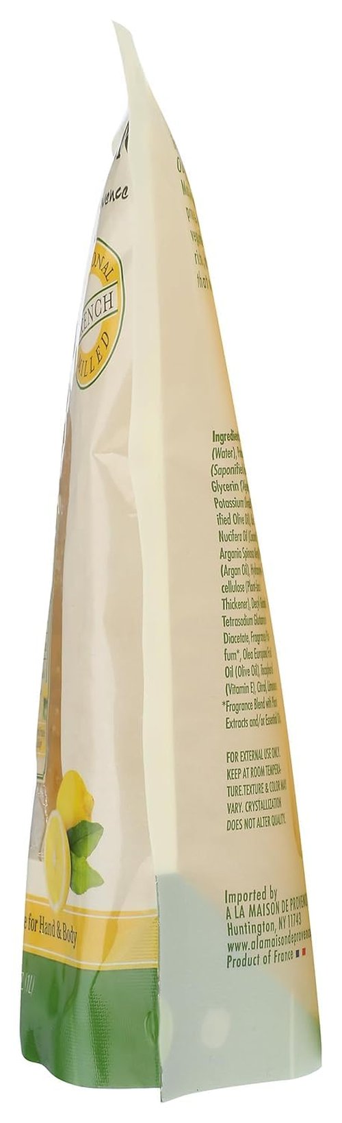 A LA MAISON Provence Lemon Liquid Soap Refill Pouch, 33.8 FZ