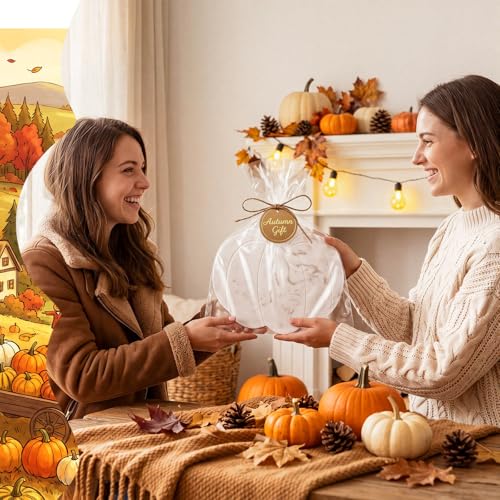 Pumpkin-Shaped Marble Cutting Board - Fall Harvest Kitchen Decor & Cheese Platter, 9.84 Inch
