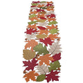 OWENIE Fall Leaves Table Runner 13x120 Inches Autumn Harvest Decor