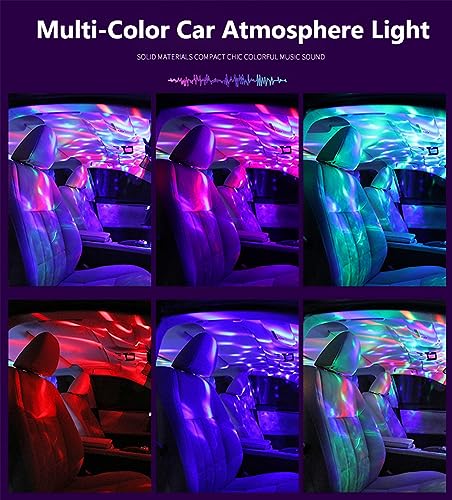 10 pcs USB Mini Disco Ball Party Lights RGB Sound Control LED Stage Lamps