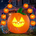5FT Halloween Inflatable Pumpkin with Projector Face and Music - Outdoor Decoration - Variation: Projector Face & Music Pumpkin