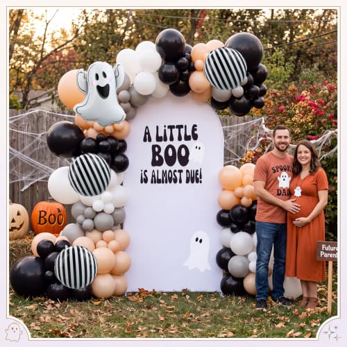Halloween Arch Backdrop Cover for 7.2ft Arch - Little Boo Variation 8