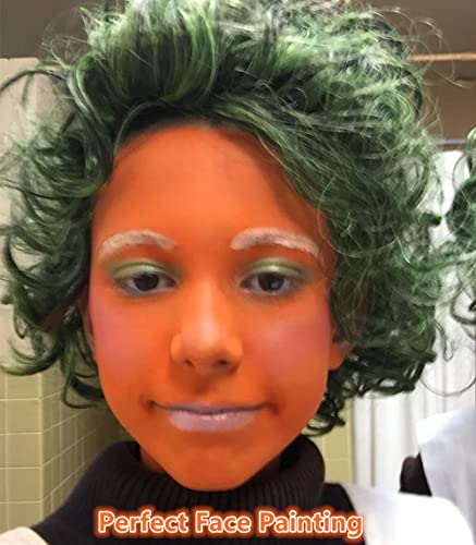 Washable Orange Face & Body Paint for Halloween - 2.37oz - Safe & Non-Toxic | Variation: Orange