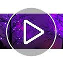 2 Pack Halloween Tree Lights - Purple LED 24-Inch Spooky Decor with Timer & USB