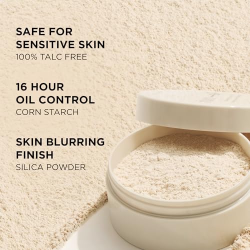 Talc-Free Loose Setting Powder - Translucent, Oil Control, Blurring - Haley's Re-touch Variation