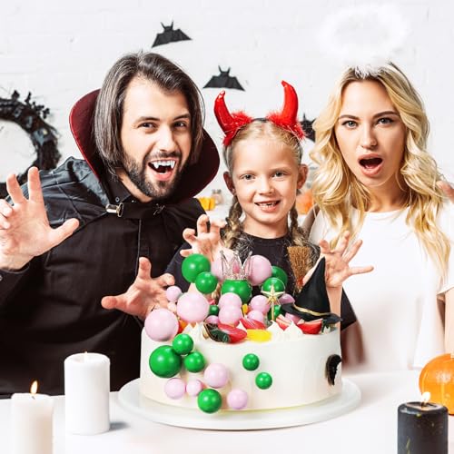 Witch Theme Cake Decorations Set - 44 Pcs Halloween Party Cupcake Toppers