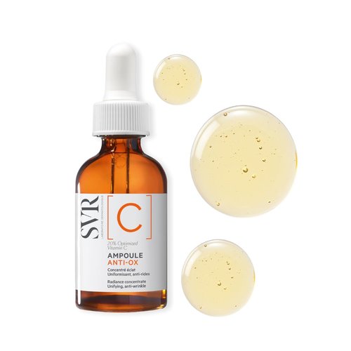 SVR Vitamin C Brightening Face Serum - 20% Optimized Vitamin C for Radiance & Firmness | 1 Fl. Oz.