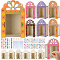 DIY Day of the Dead Shadow Box Kit with Paint & Gems for Ofrenda Decor