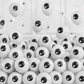 Halloween Eyeball Balloons - White, 50 Pack, 5 Inch Mini Latex Party Decorations