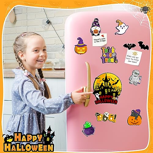 Halloween Refrigerator Magnets 20PCS - Pumpkin Ghost Witches Bats Decor - Variation of THIS listing