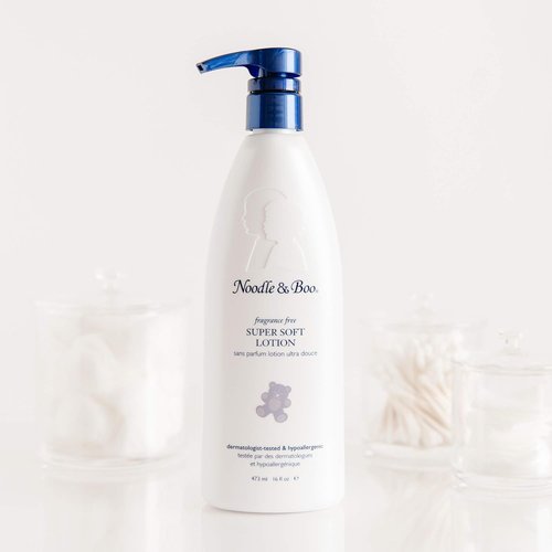 Noodle & Boo Fragrance-Free Newborn Bath & Lotion Set - Gentle 2-in-1 Hair & Body Wash + Soft Baby Lotion, 16 Fl Oz Each