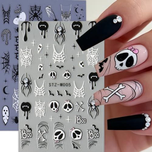 Halloween Nail Art Stickers Self-Adhesive Spooky Decor - Style07