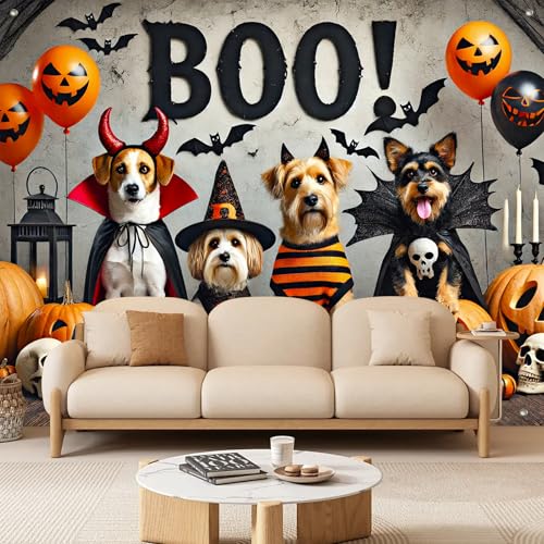 Halloween Backdrop Banner Pet Costume Scene 8x6ft - Variation of THIS listing #8
